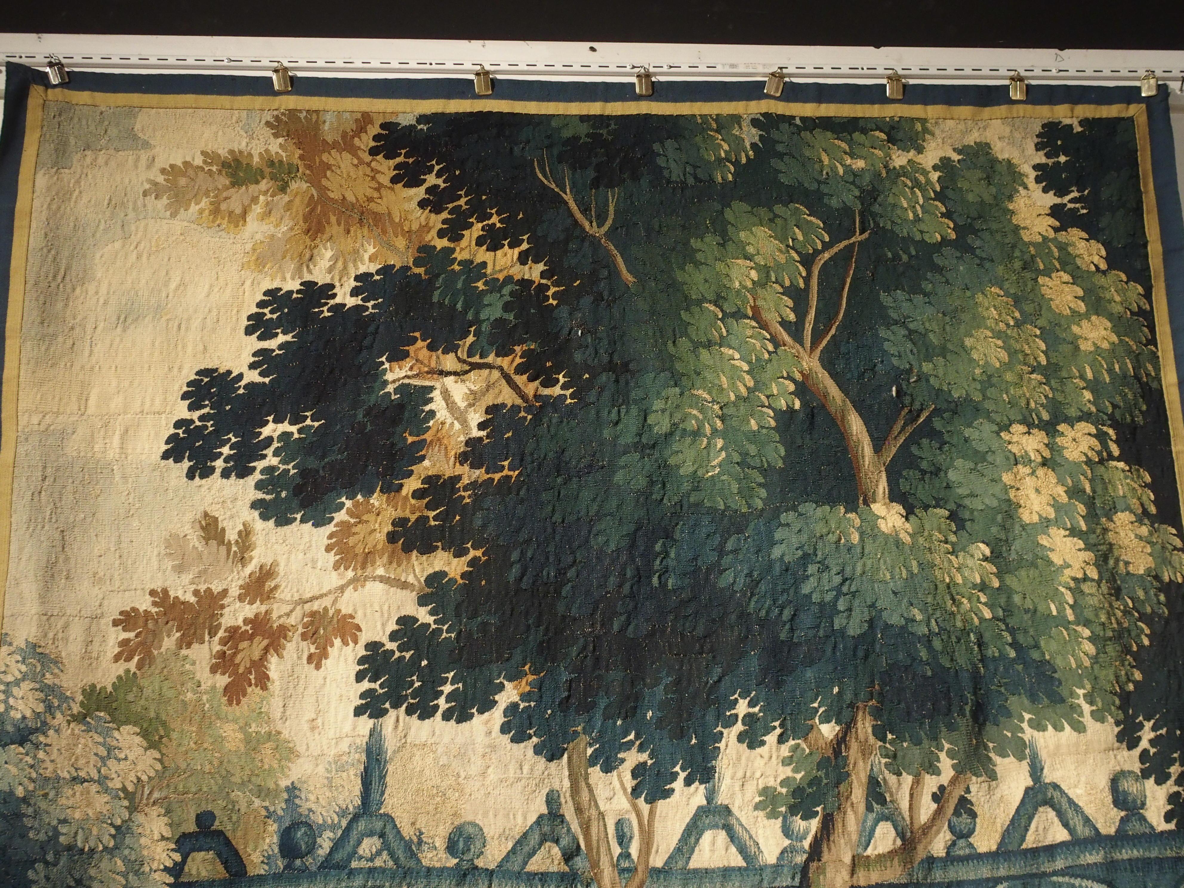 17th Century Park Scene Tapestry from France 6