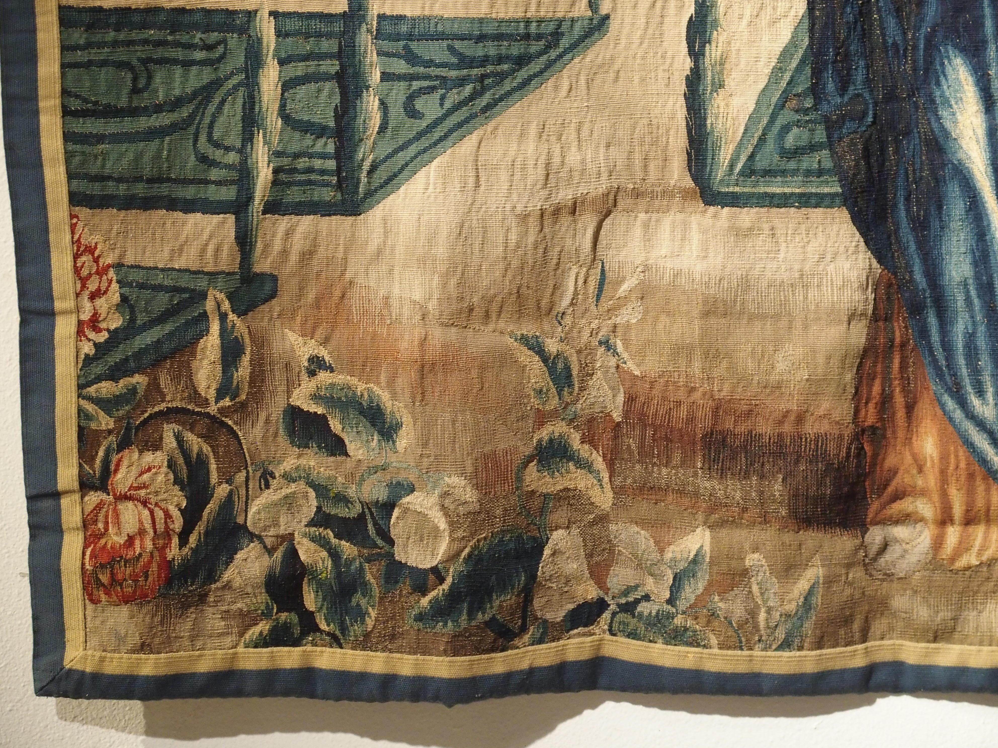 17th Century Park Scene Tapestry from France 1