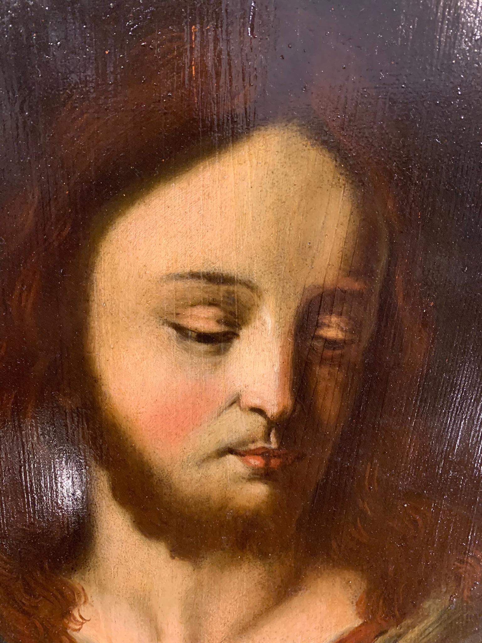pORTRAIT CHRISTI PANTOKRATOR aus dem 17. Jahrhundert im Zustand „Gut“ im Angebot in Firenze, FI