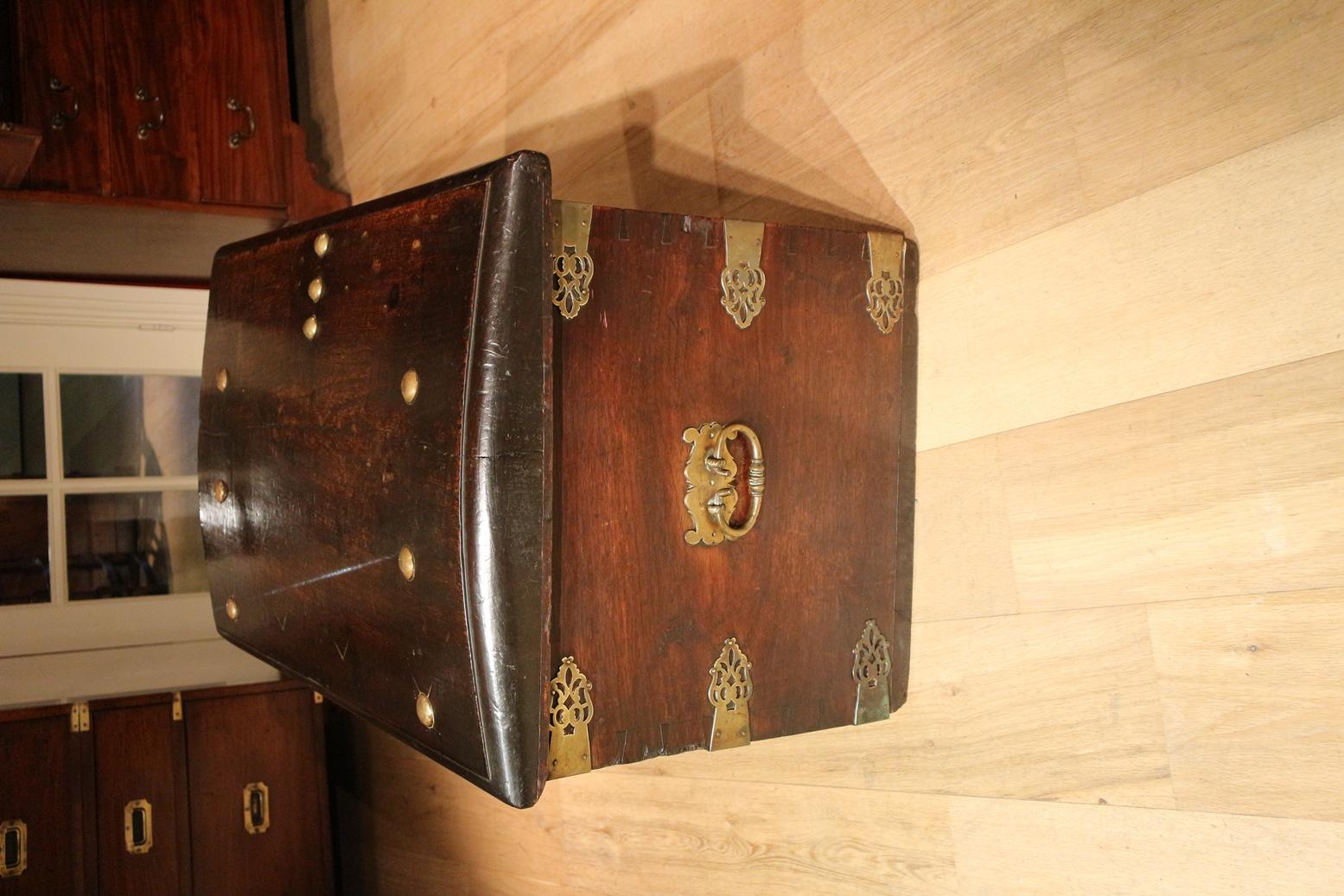17th Century Portugese Mahogany Chest or Box 4