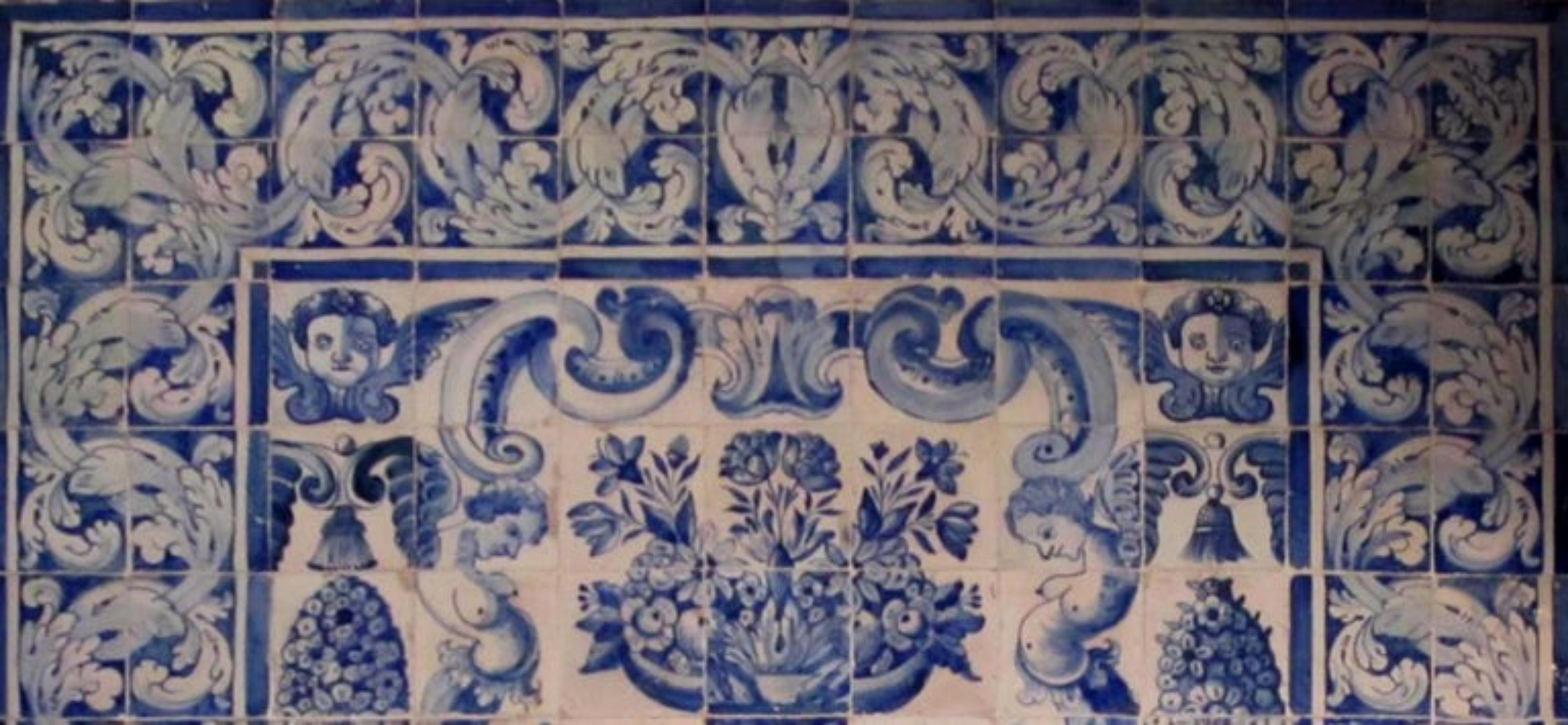 Baroque Vase portugais du 17ème siècle « Azulejos » en vente