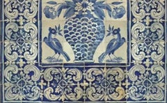 17th Century Portuguese "Azulejos" Panel "Vase"