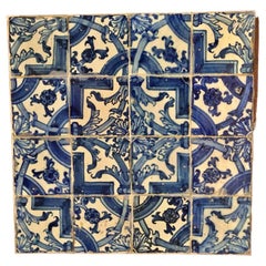 Antique 17th Century Portuguese Tile Panel
