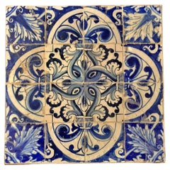 Pannello di piastrelle portoghesi del XVII secolo