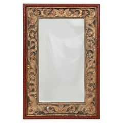 Miroir en bois portugais du 17e siècle