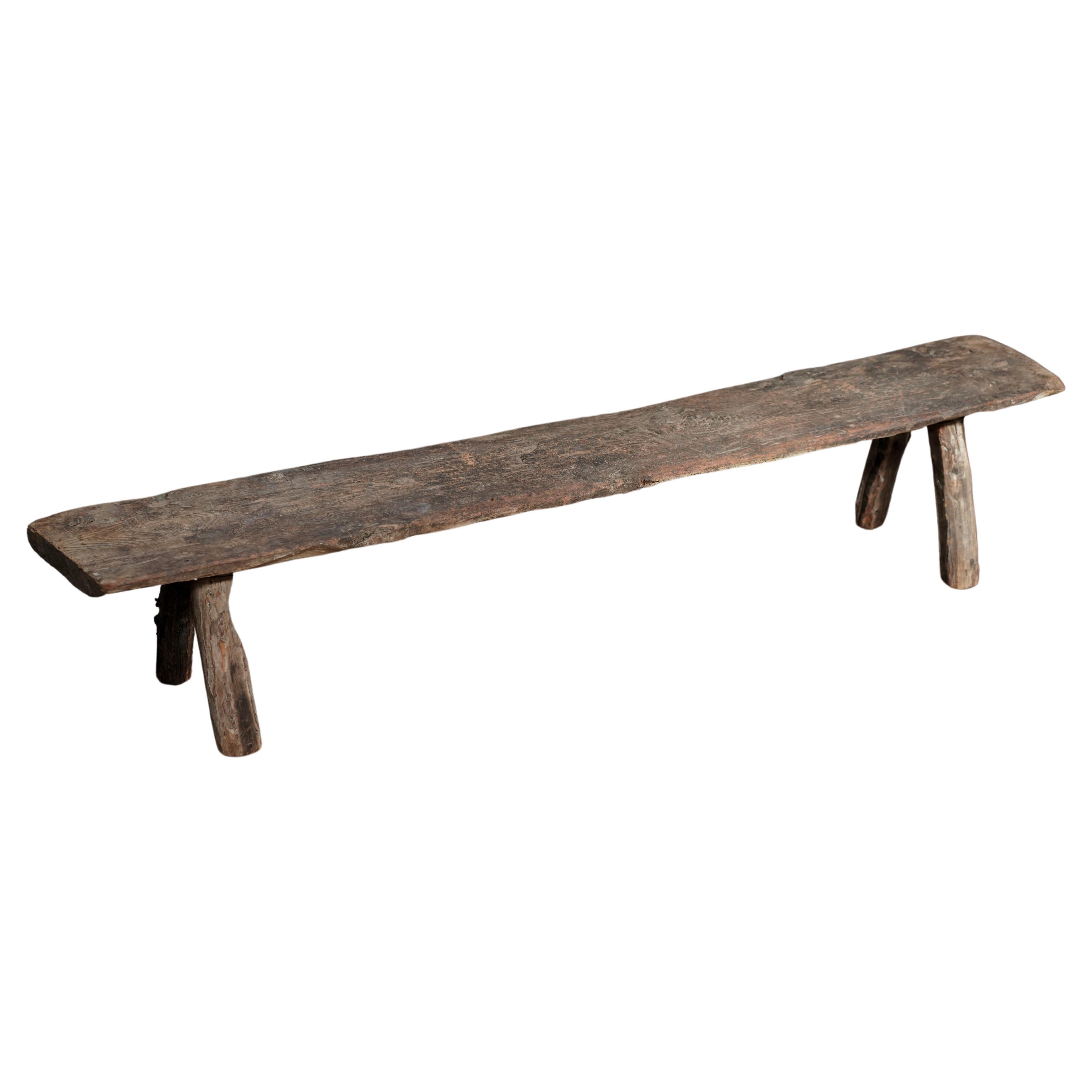 French 17th Century Primitive Bench
