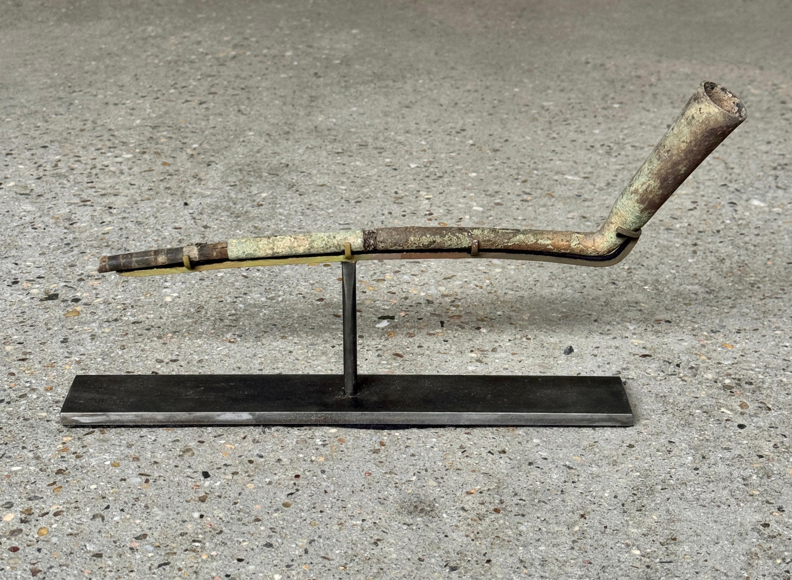 Rare pipe à tabac médiévale d'Asie du Sud-Est du 17e siècle en vente 6