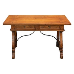 Antique  Rectangular Walnut Tuscany Refectory Table
