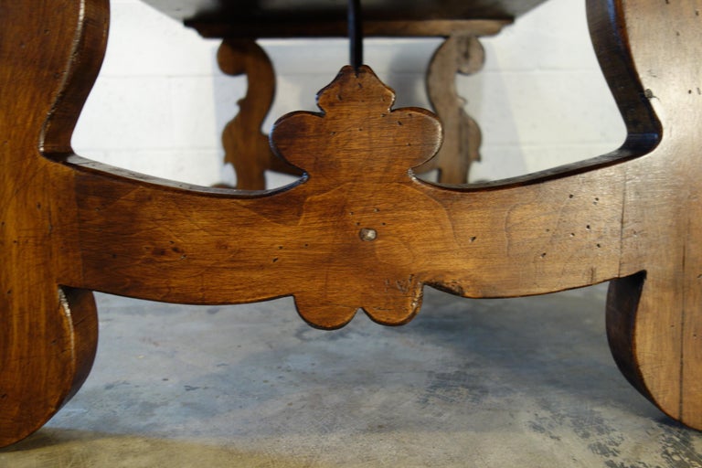 17th C Style Italian Solid Walnut 60x34 Coffee Table finish & size options For Sale 8