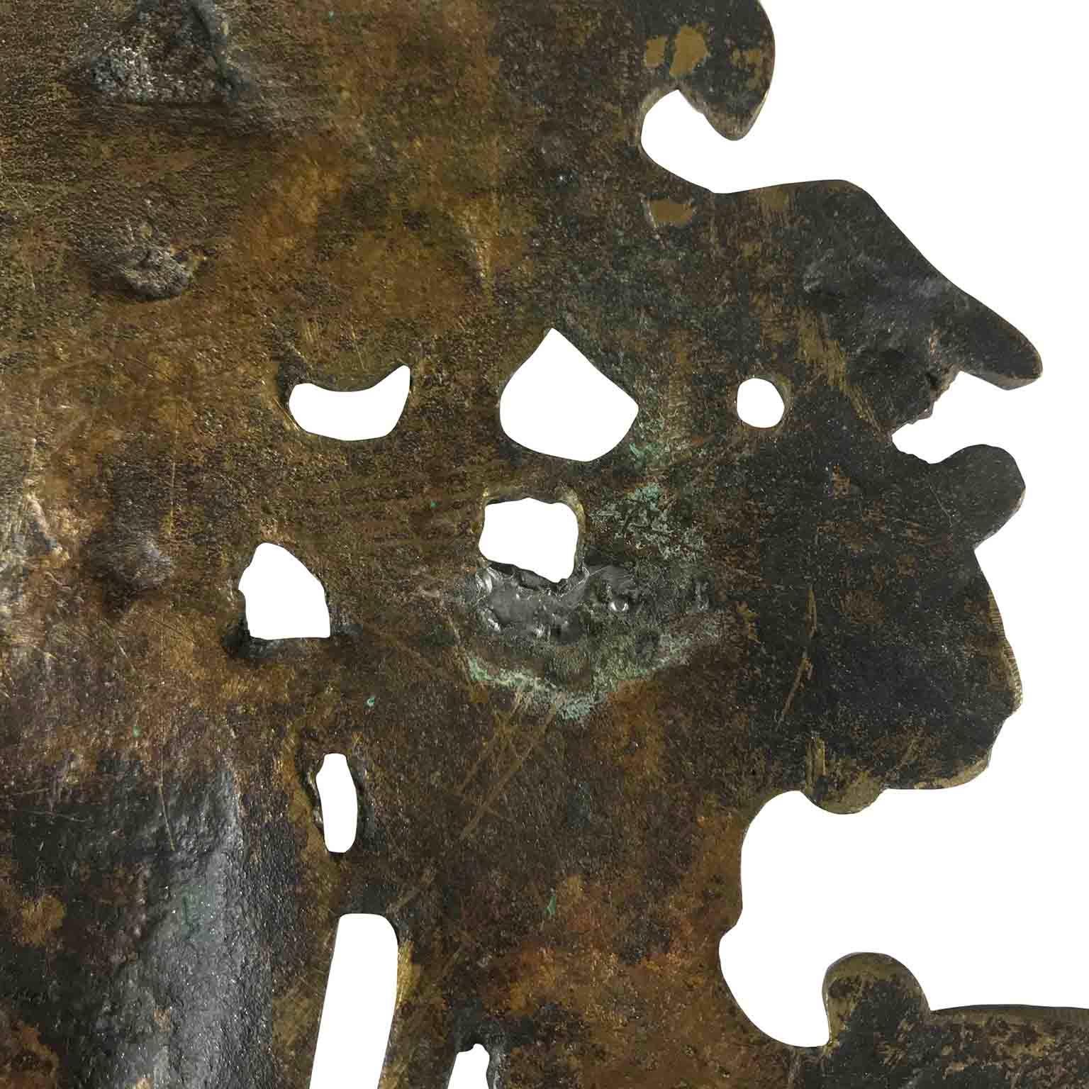 17th Century Renaissance Italian Bronze Hanukkah Lamp Menorah 10