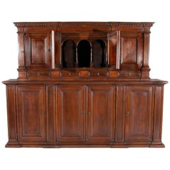 17th Century Renaissance Style Italian Cabinet circa 1950 - FREE LOCAL DELIVERY