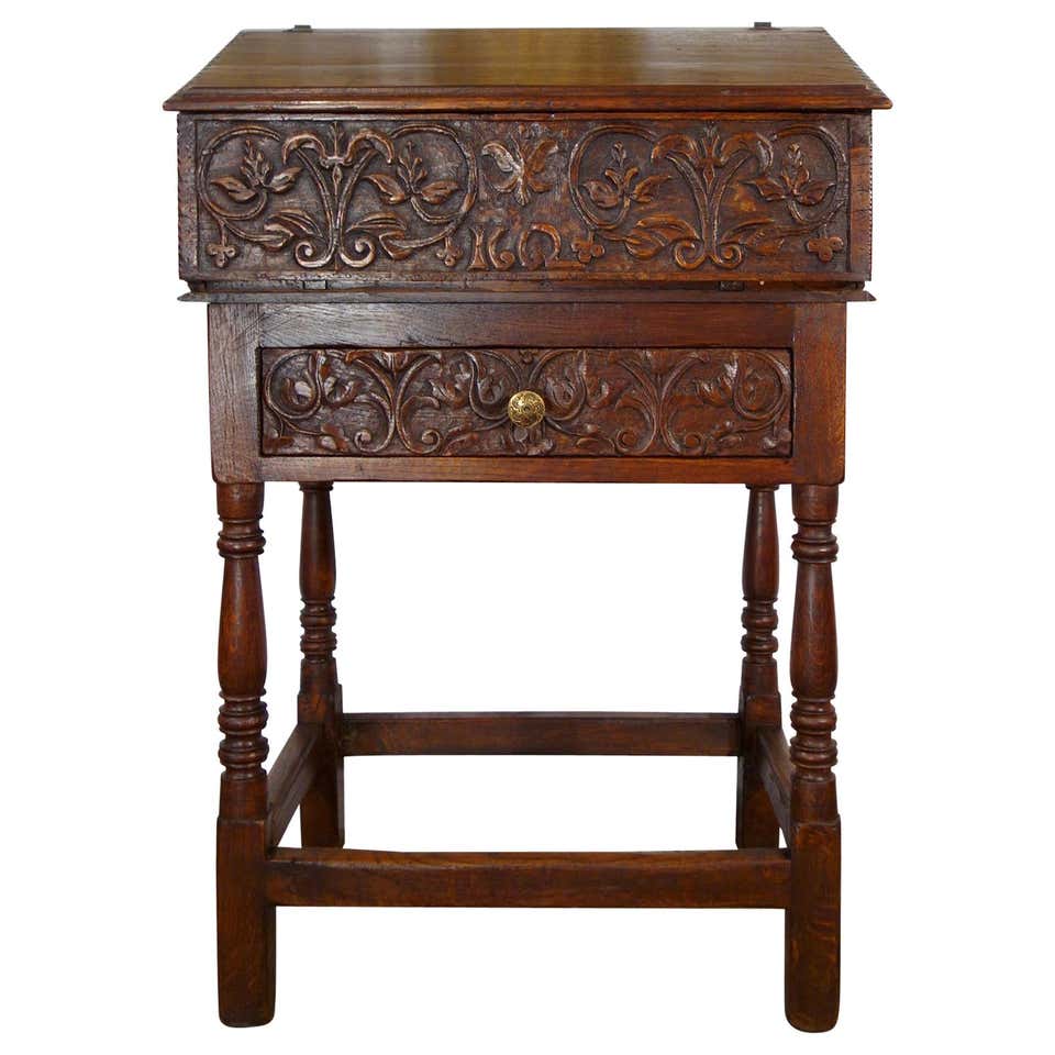 17th Century Renaissance Italian Chestnut Leggio Music Desk, Base ...