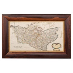 17th Century Robert Morden Map of Kent, C.1695
