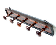 17th Century Rosewood and Ebony Coat Rack Attributed to Herman Doomer Amsterdam