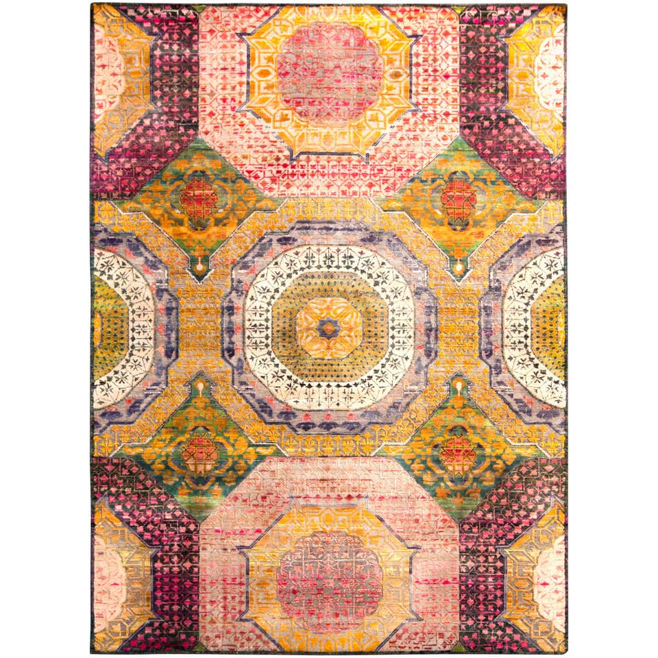 Porpol Rug Purple Gold Rug - 232 For Sale on 1stDibs | purple and gold rug, gold ...