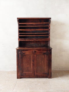 17th Century Rural French Oak Kitchen Cabinet, wabi-sabi