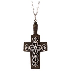 17th Century Russian Orthodox Cross Necklace