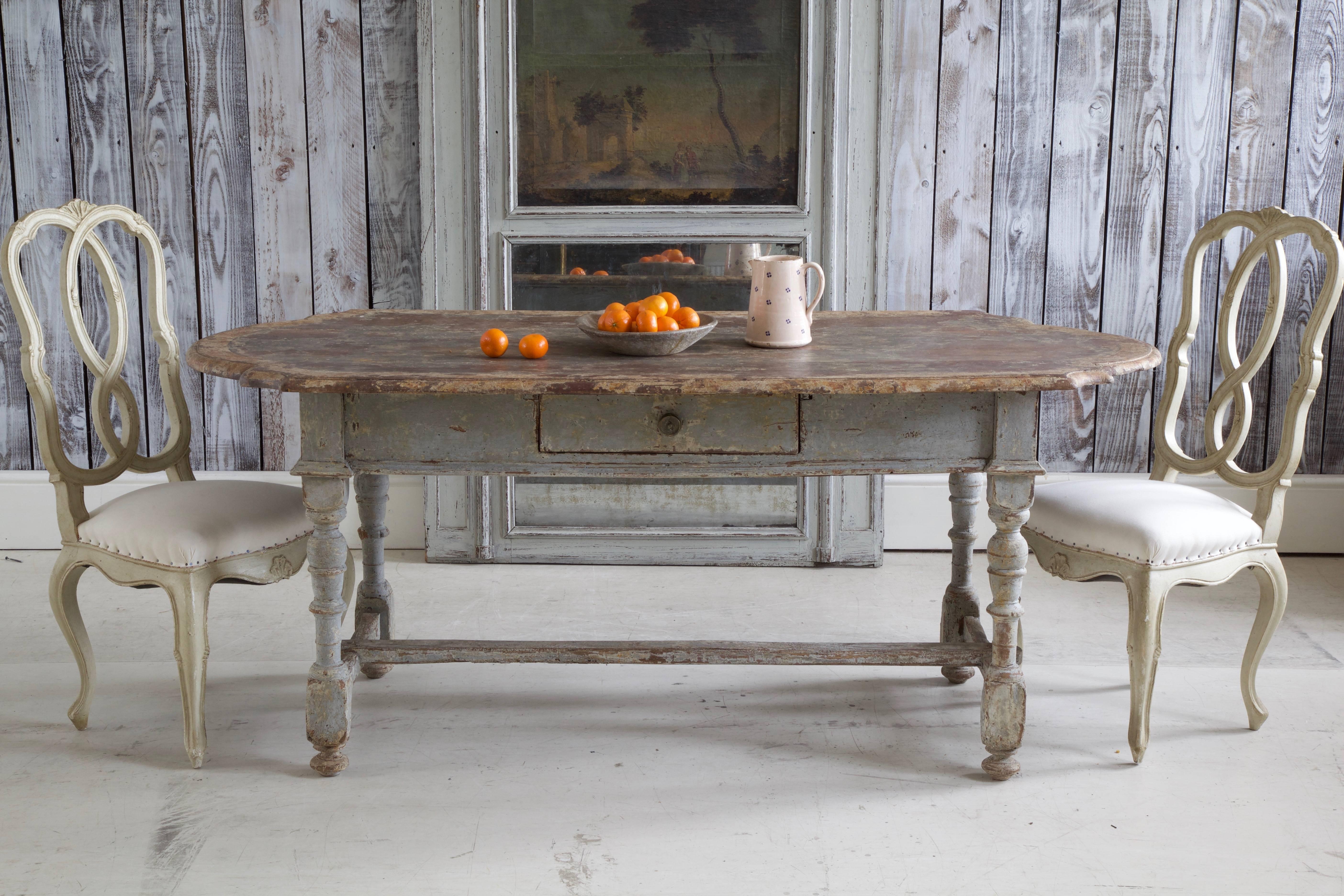 18th Century and Earlier 17th Century Rustic Farmhouse Table
