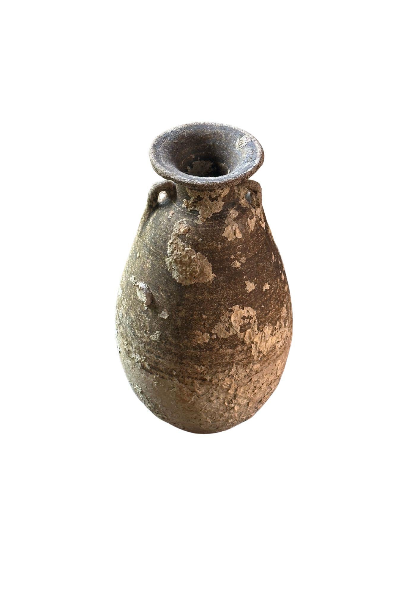 Rustique Pot à déchirure de bateau Sawankhalok du 17ème siècle, Thaïlande en vente