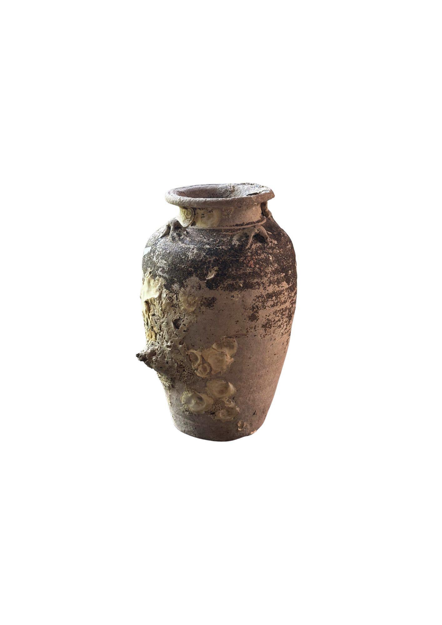 18th Century and Earlier 17th Century Sawankhalok ceramic Shipwreck Jar, Thailand For Sale