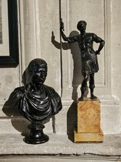 17th Century sculpture of a Roman Emperor
