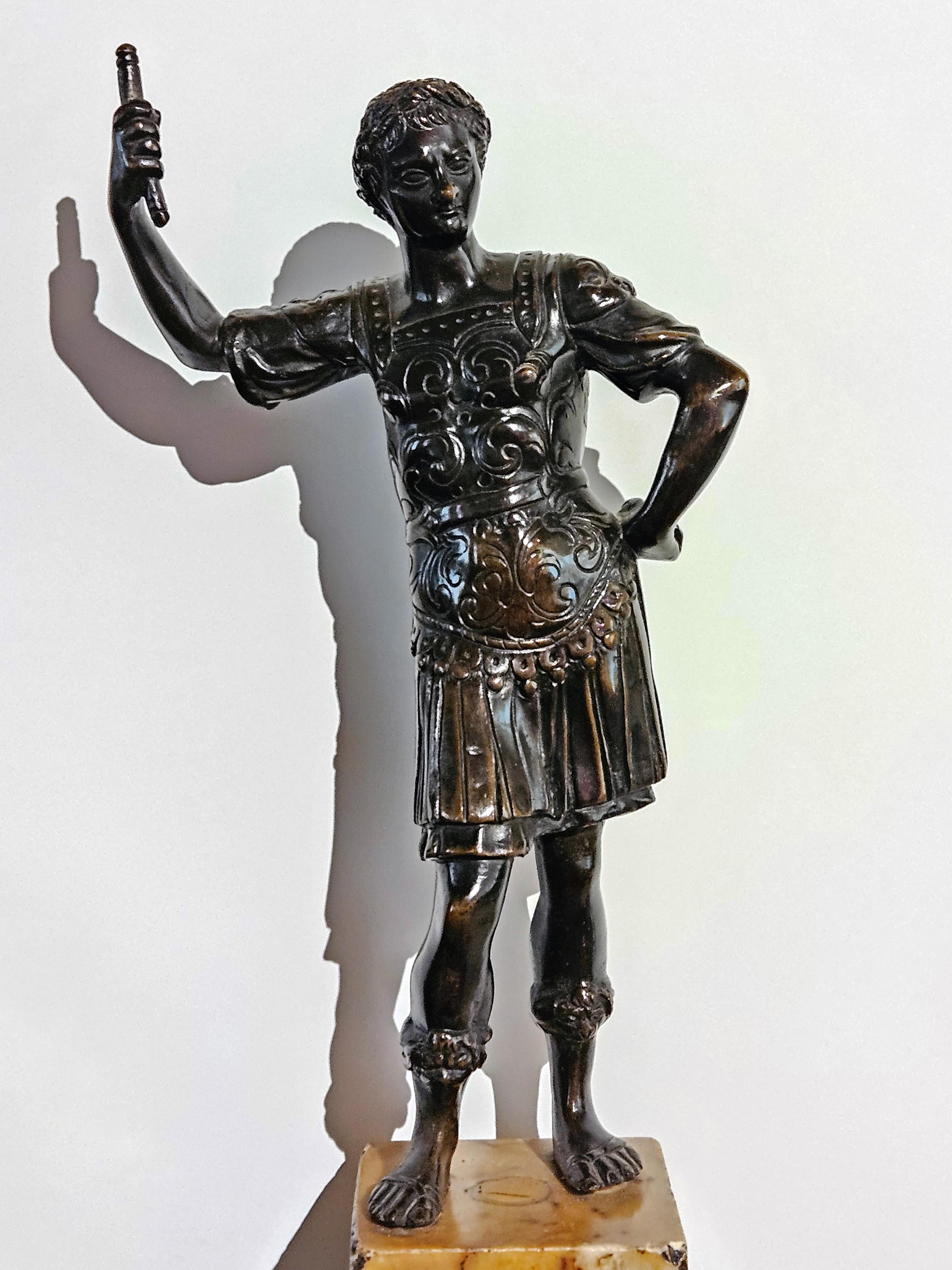 German 17th Century sculpture of a Roman Emperor For Sale