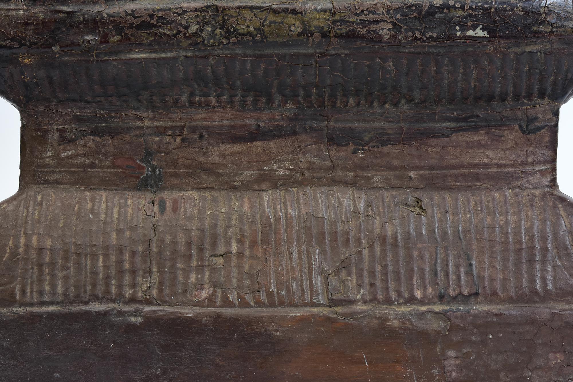 XVIIIe siècle et antérieur Bouddha assis en bois birman ancien Shan du 17ème siècle en vente