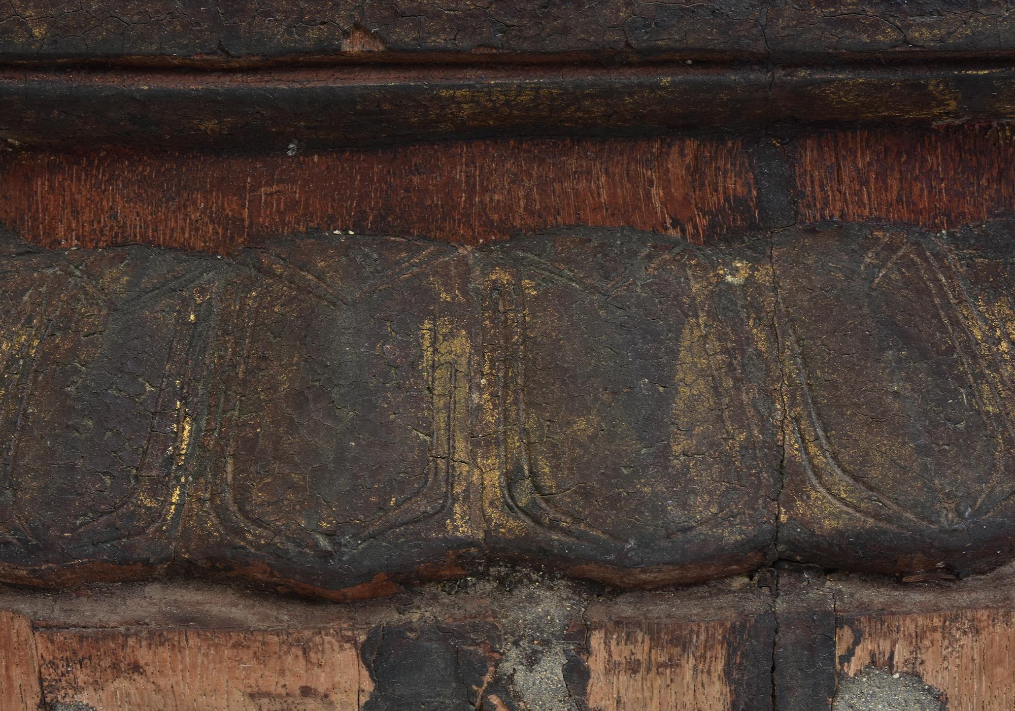 XVIIIe siècle et antérieur Bouddha assis en bois birman ancien Shan du 17ème siècle en vente