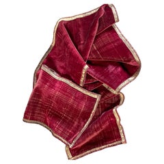 17th Century Silk Velvet Panel
