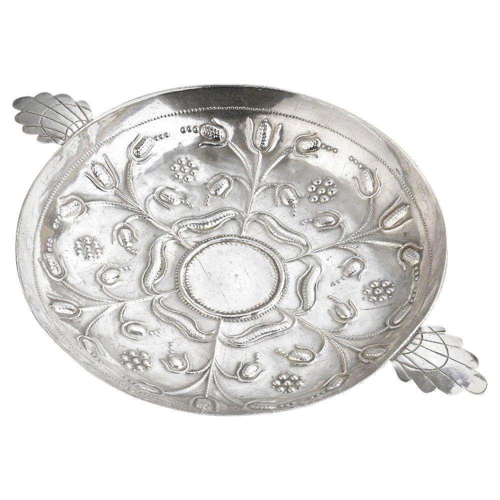 17th Century Silver Sweatmeat Dish For Sale