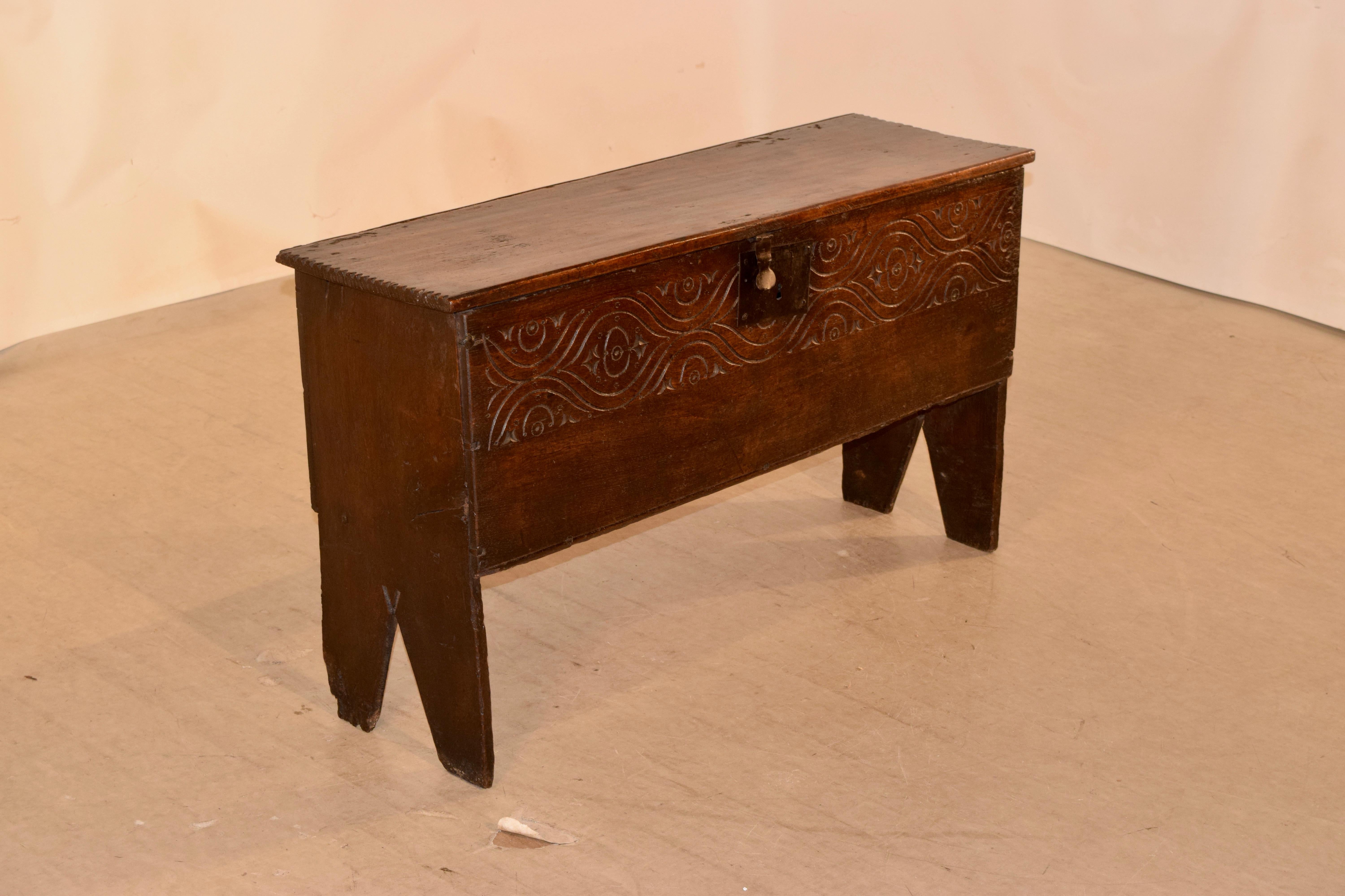 Charles II 17th Century Six Board Sword Chest