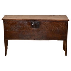 Used 17th Century Six Board Sword Chest