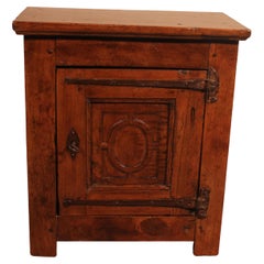 17th Century, Spanish Bedside Table or Small Cabinetin Walnut