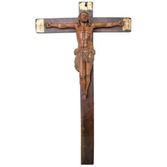 17th Century Spanish Boxwood Christ on the Cross
