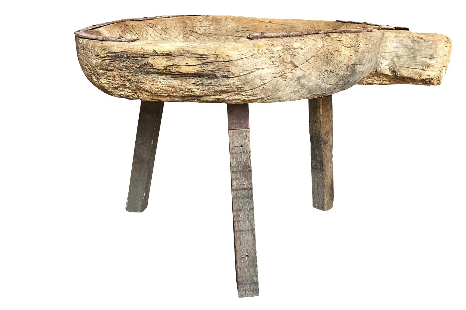 French 17th Century Spanish Cheese Making Table