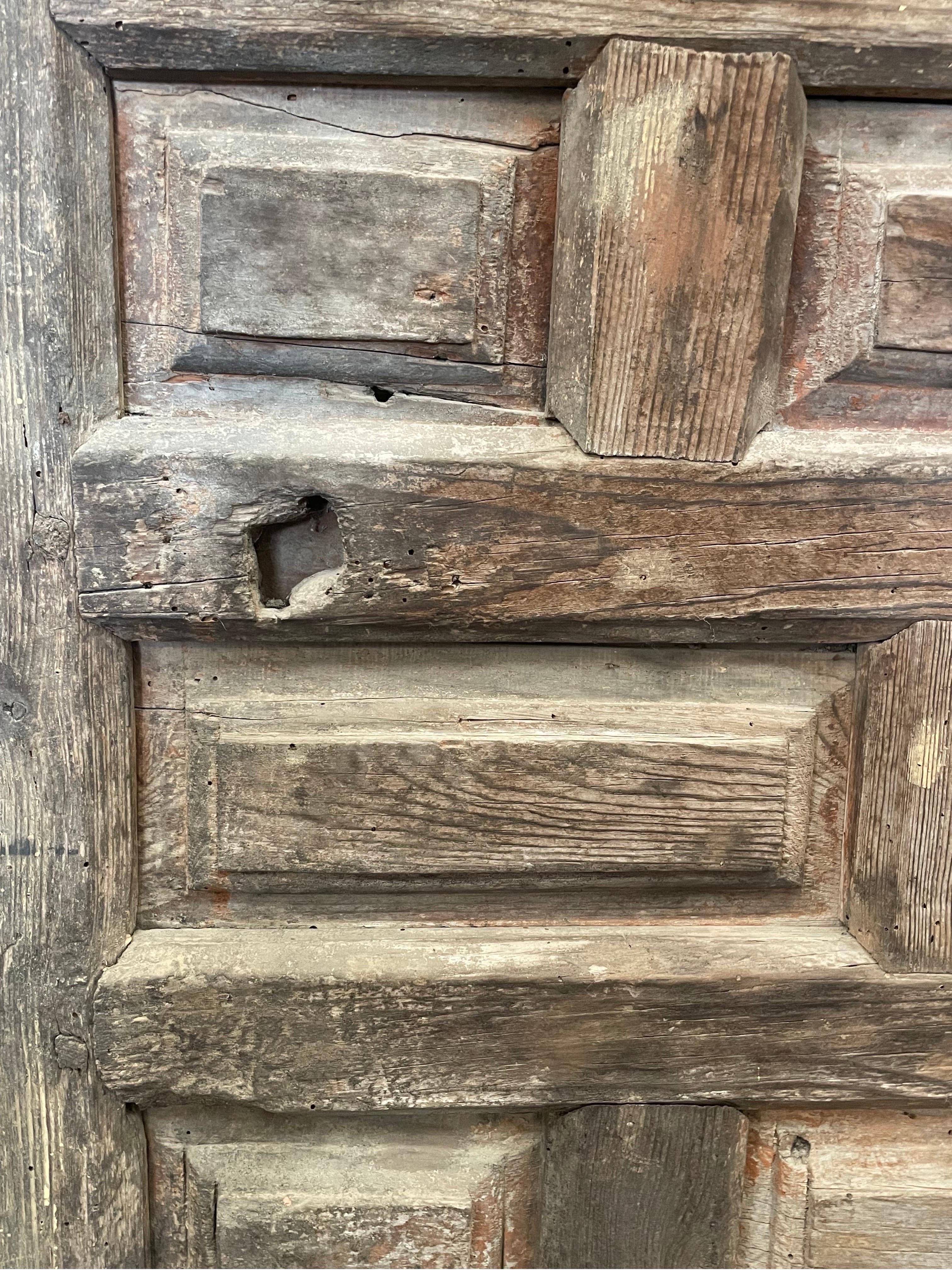 17th Century Spanish Chestnut Door 3