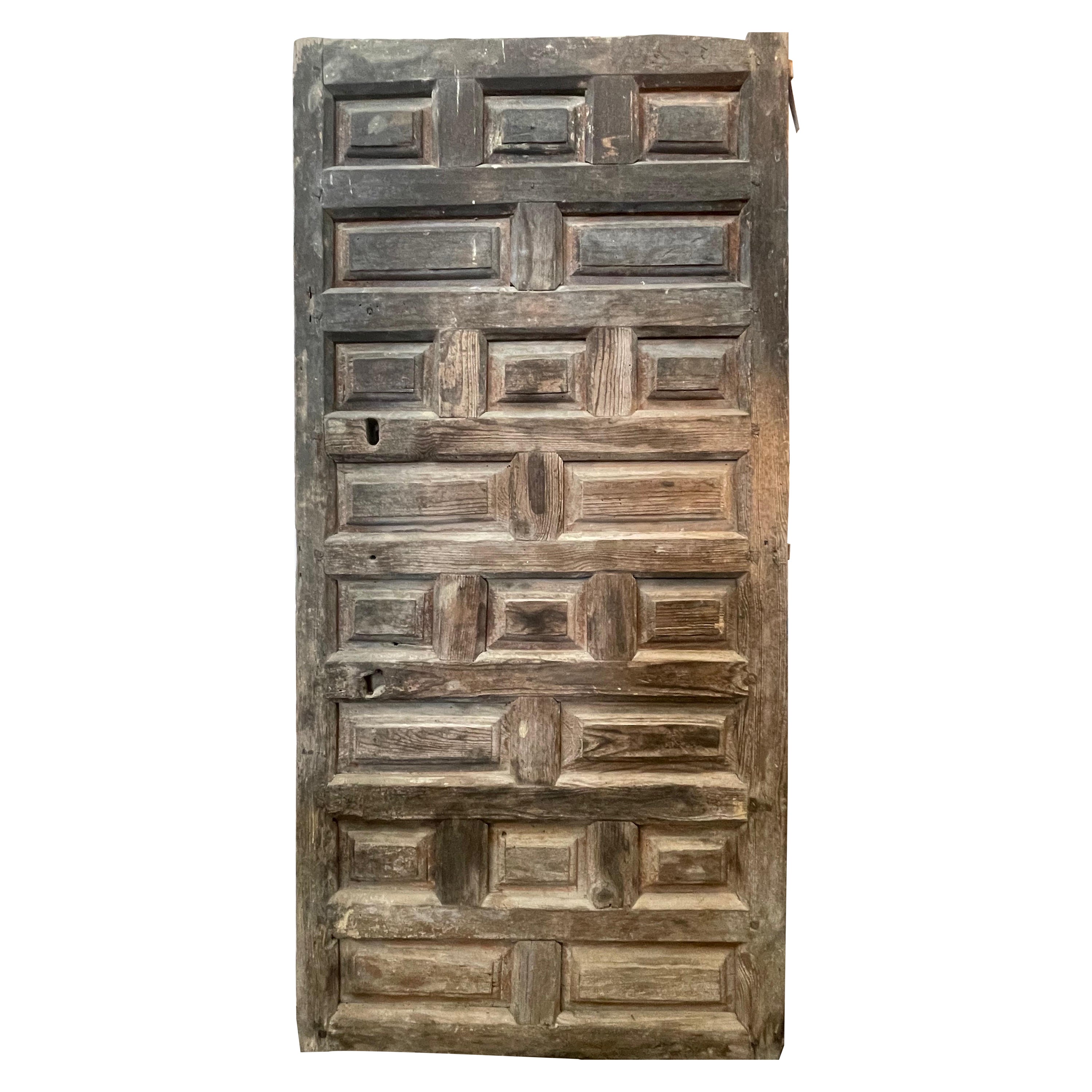 17th Century Spanish Chestnut Door