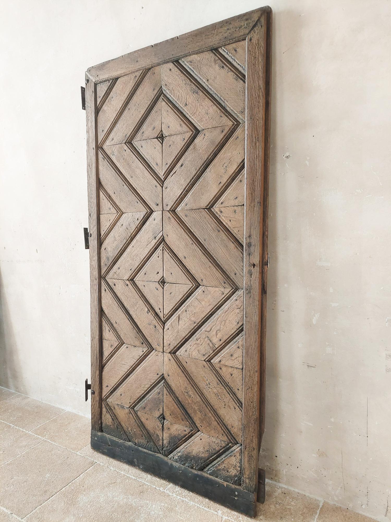 17th Century Spanish Cortijo Wooden Door 3