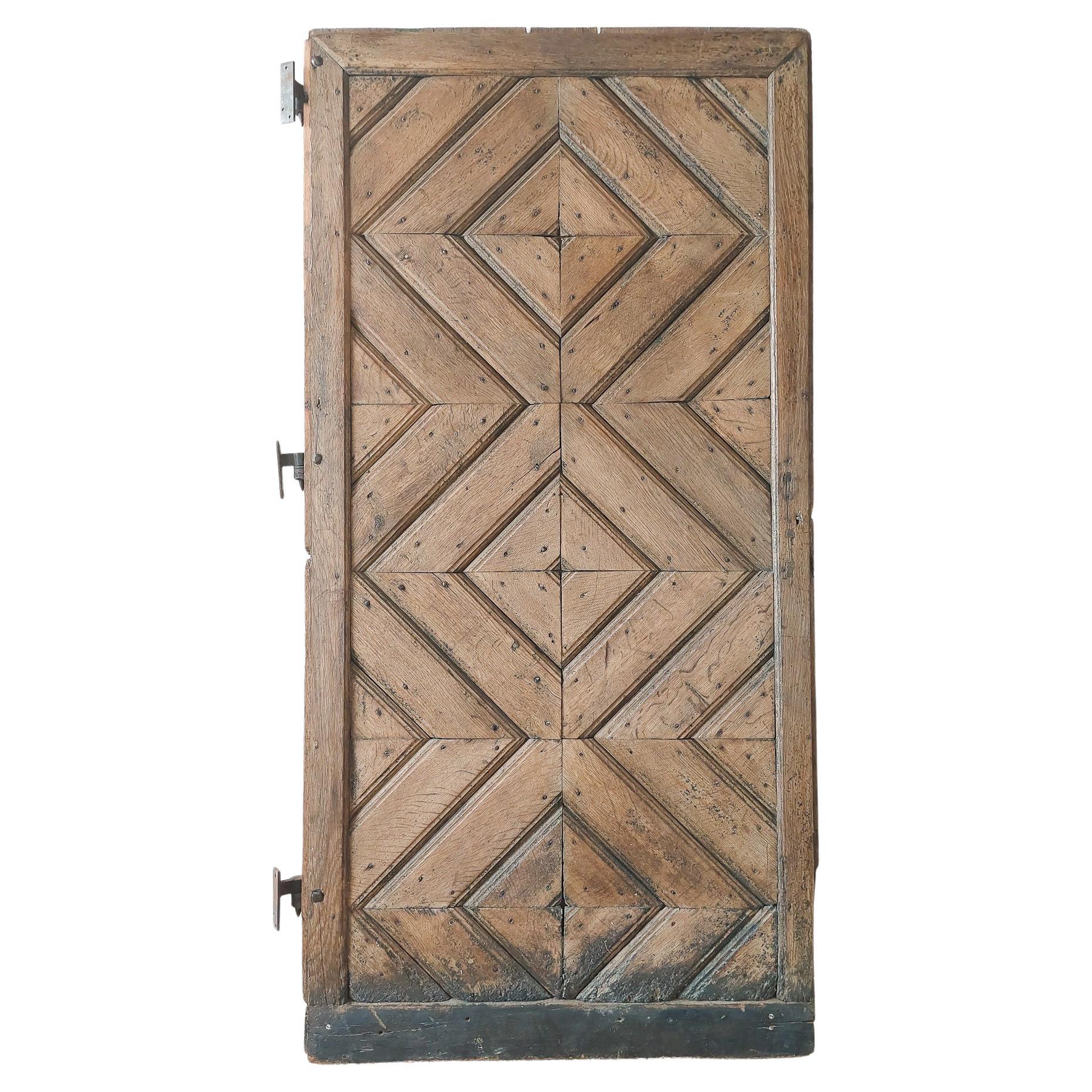 17th Century Spanish Cortijo Wooden Door