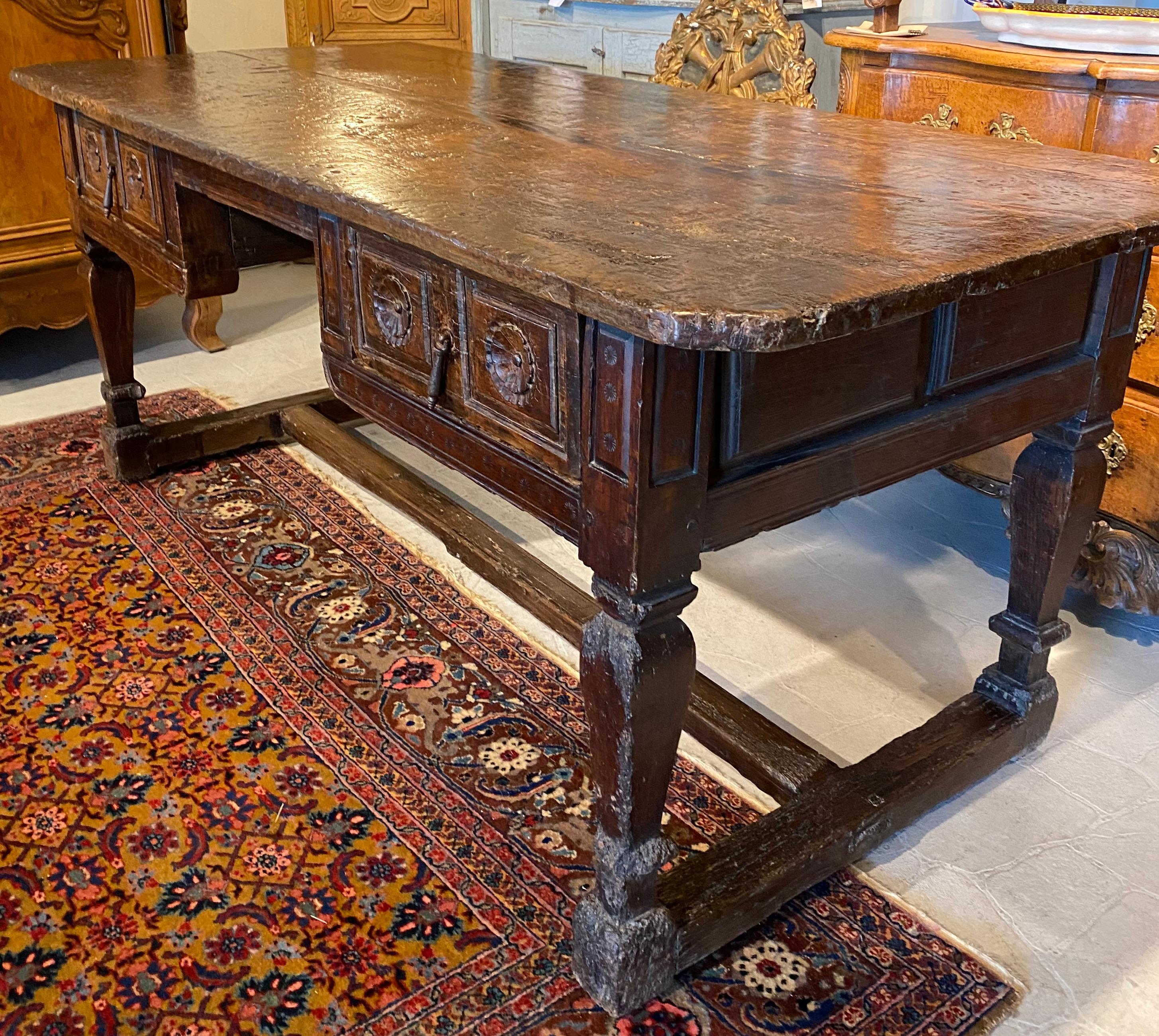 18th Century and Earlier 17th Century Spanish Desk Walnut