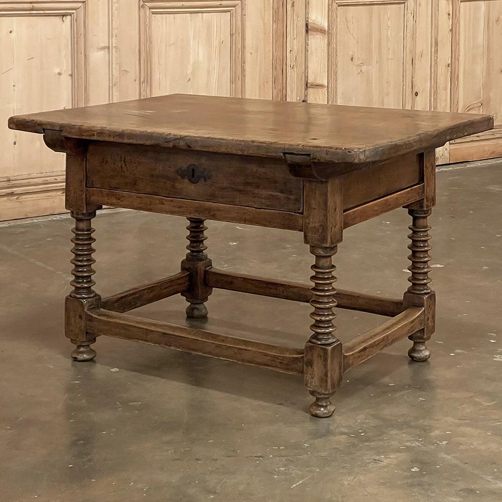 Spanish Colonial 17th Century Spanish End Table ~ Side Table For Sale
