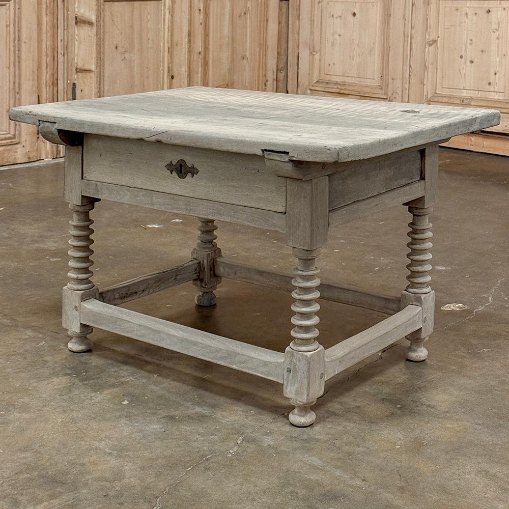 Rustic 17th Century Spanish End Table ~ Side Table For Sale