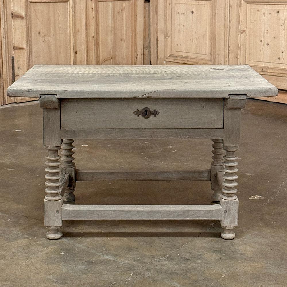 Hand-Crafted 17th Century Spanish End Table ~ Side Table For Sale