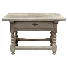 Antique 17th Century Spanish End Table ~ Side Table