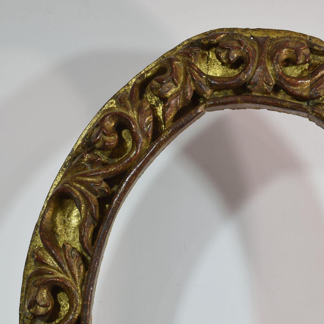 17. Jahrhundert, spanischer Barockaltar aus Gildeholz mit Engelskopf im Angebot 2