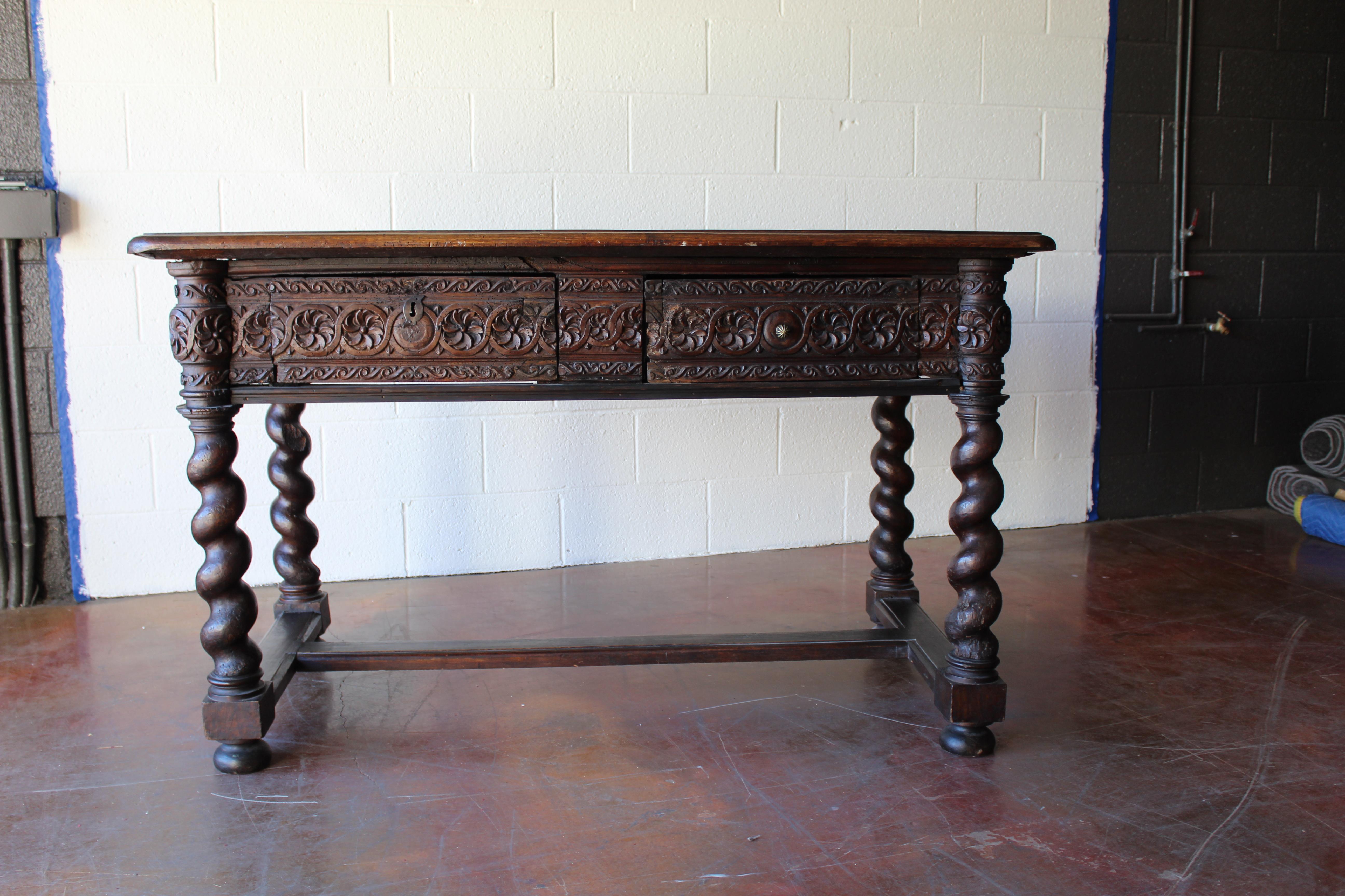 17th Century Spanish Library Table For Sale 7