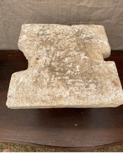 17th Century Spanish Limestone Capital from Seville