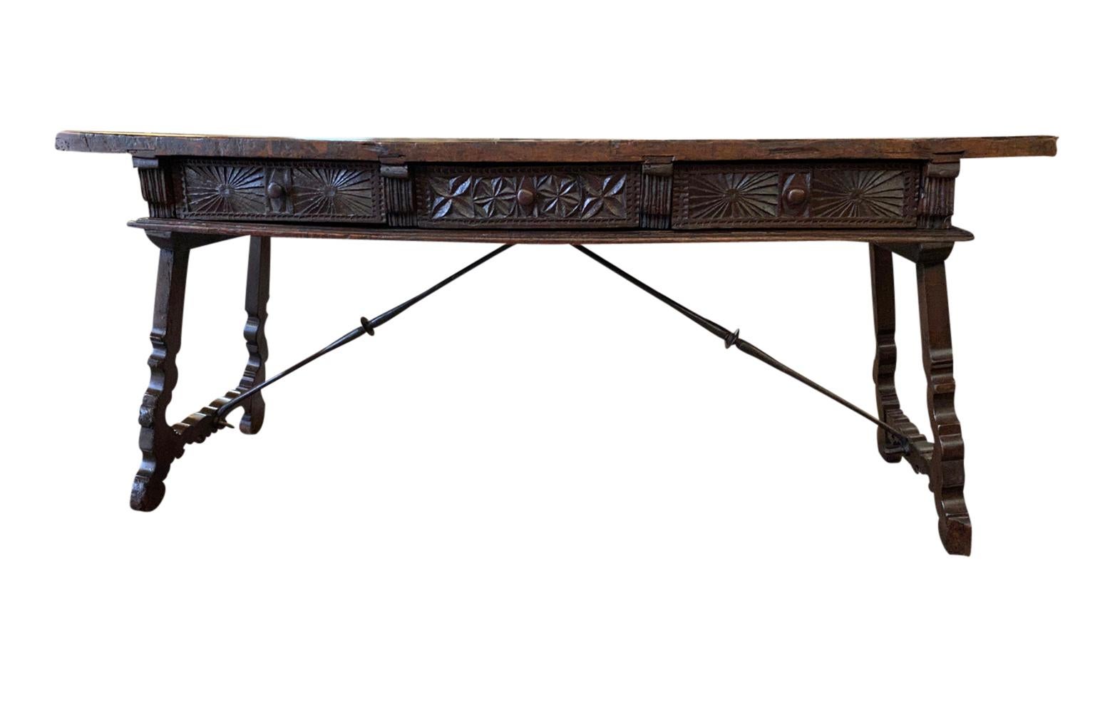 18th Century and Earlier 17th Century Spanish Reflectoire Table For Sale
