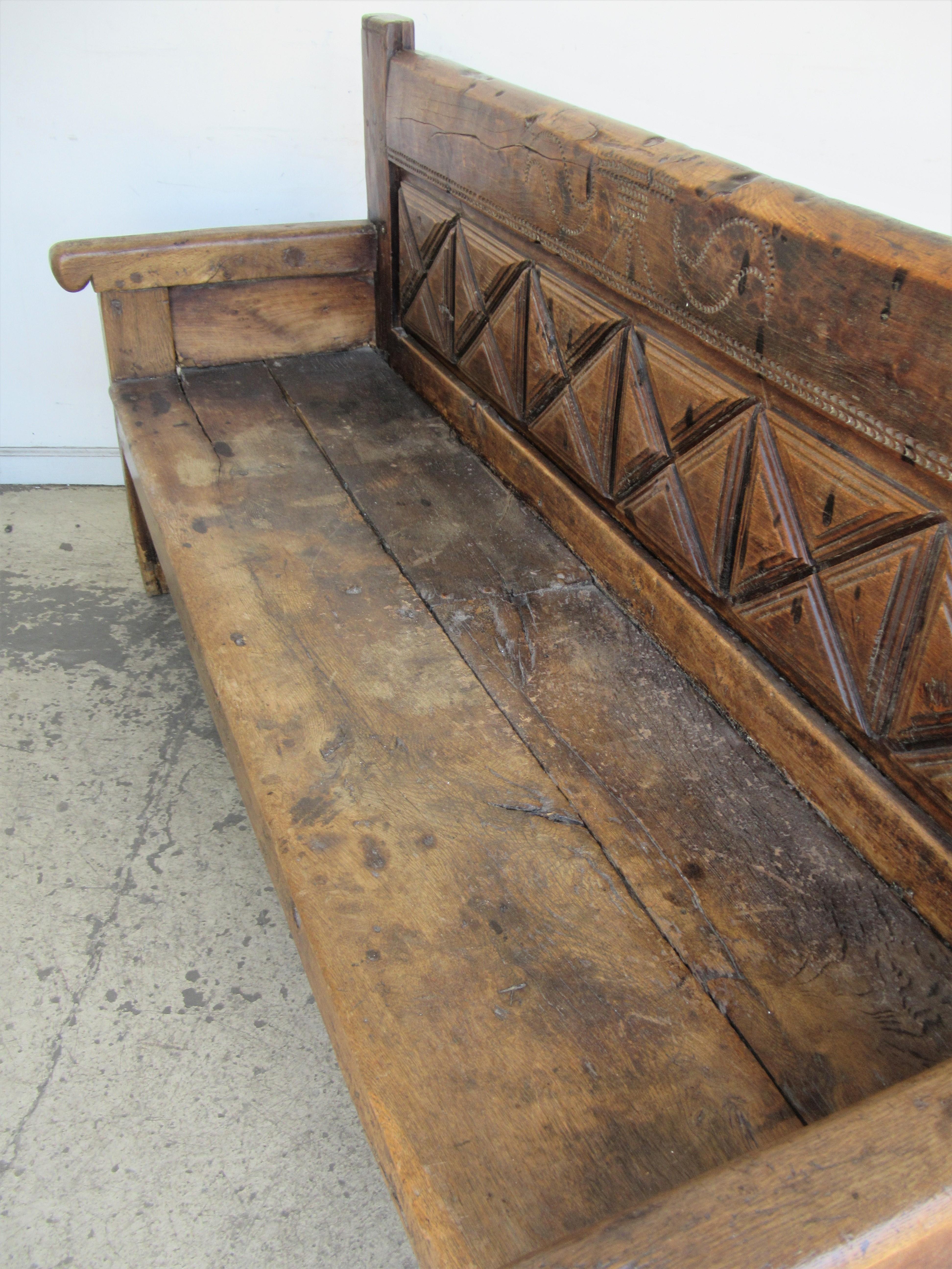 18th Century and Earlier 17th Century Spanish Bench