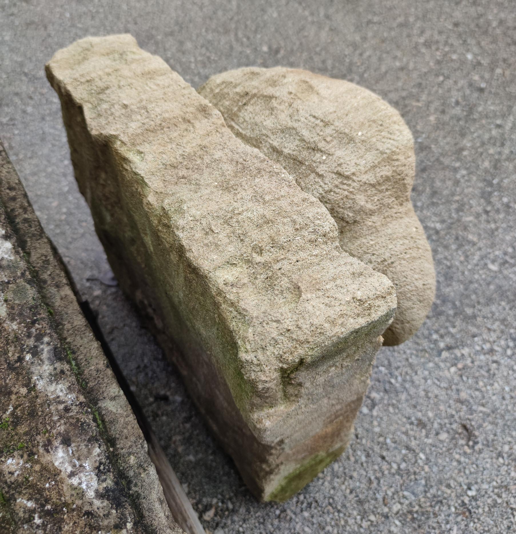 17th Century Spanish Stone Bass-Relief Eagle Head 3